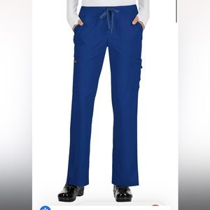 koi Basics Holly Women's 8-Pocket Stretch Cargo Scrub Pants- galaxy
